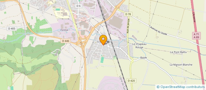 localisation de l'entreprise 832 436 661   LOUBEYRAT