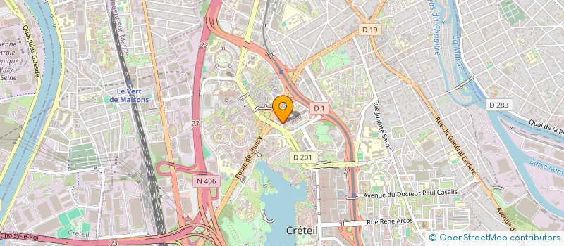 localisation de l'entreprise 832 438 824   CRETEIL