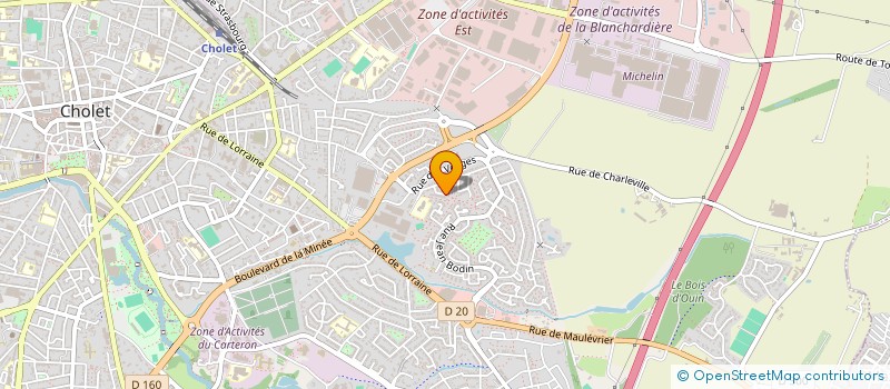localisation de l'entreprise 832 465 975  à CHOLET