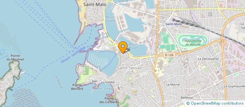 localisation de l'entreprise 832 475 479   SAINT-MALO