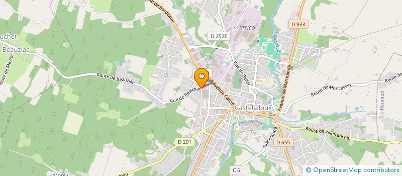 localisation de l'entreprise 832 490 510   DAMAZAN