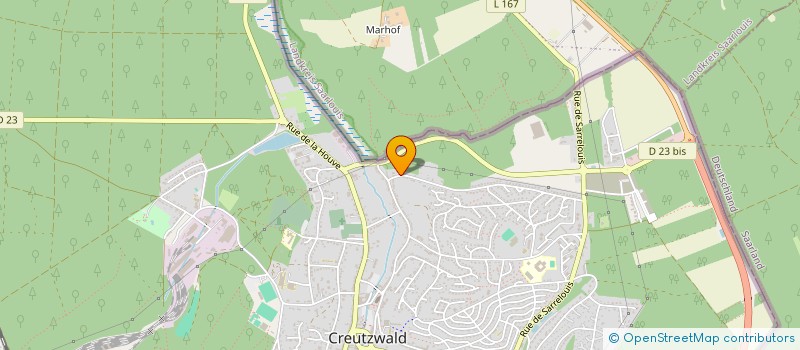 localisation de l'entreprise 832 493 225   CREUTZWALD