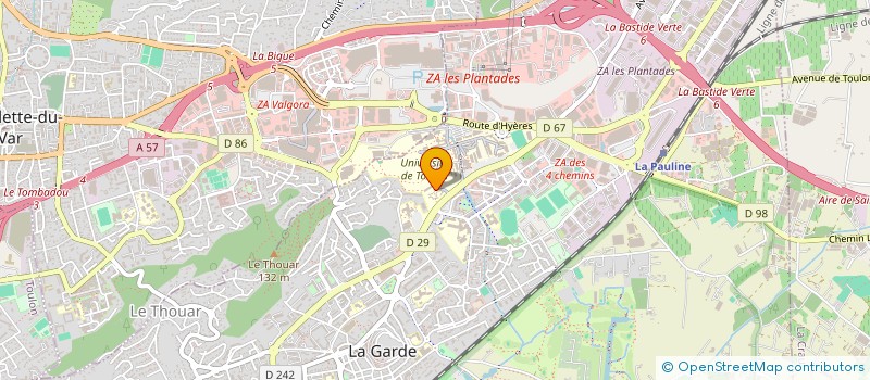 localisation de l'entreprise 832 505 309 à LA GARDE