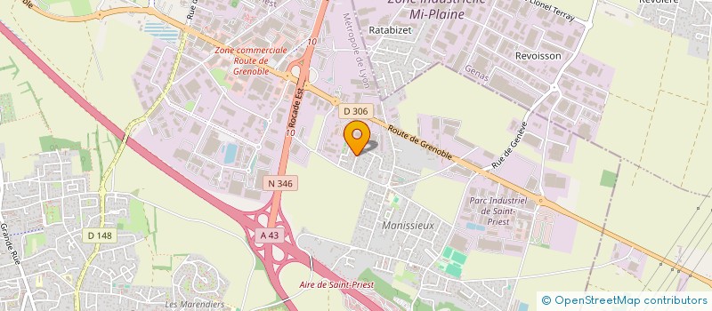 localisation de l'entreprise 832 534 101   SAINT-LAURENT-DE-MURE