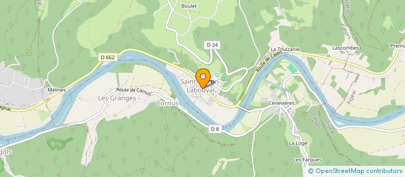 localisation de l'entreprise 832 538 367   SAINT-MARTIN-LABOUVAL