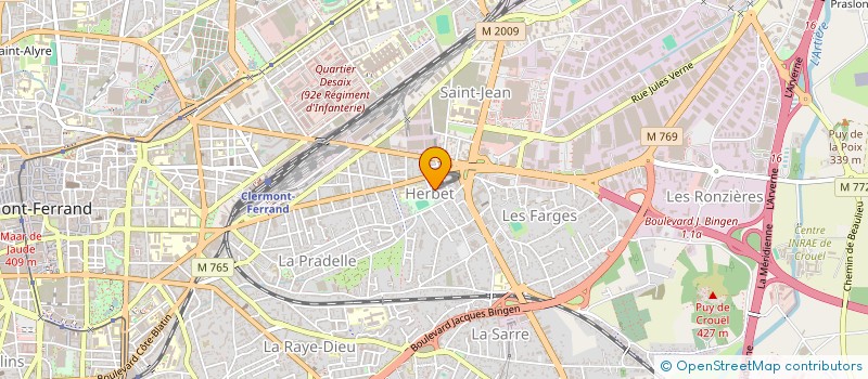 localisation de l'entreprise 832 543 318 à ROMAGNAT