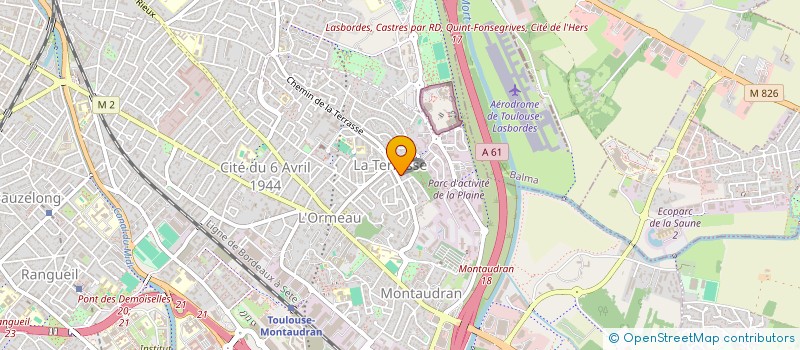 localisation de l'entreprise 832 557 680 à TOULOUSE