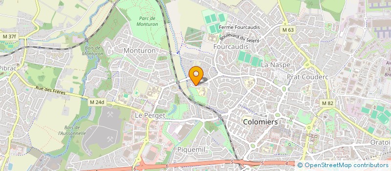 localisation de l'entreprise 832 557 896 à COLOMIERS
