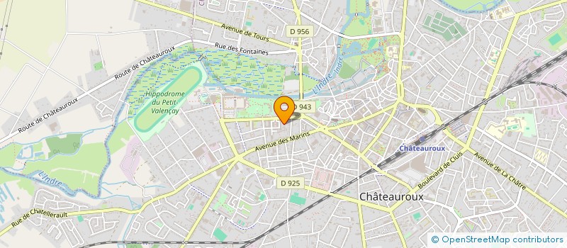 localisation de l'entreprise 832 558 050 à CHATEAUROUX