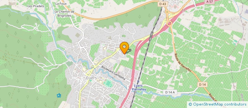 localisation de l'entreprise 832 576 375  à LA VALETTE-DU-VAR