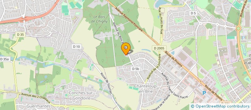 localisation de l'entreprise 832 583 975   THORIGNY-SUR-MARNE