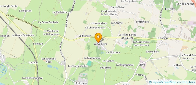 localisation de l'entreprise 832 593 487  à COUERON