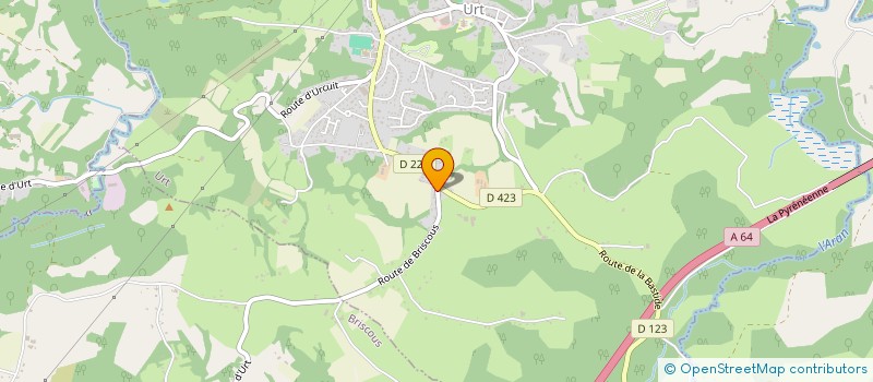 localisation de l'entreprise 832 594 477   URT