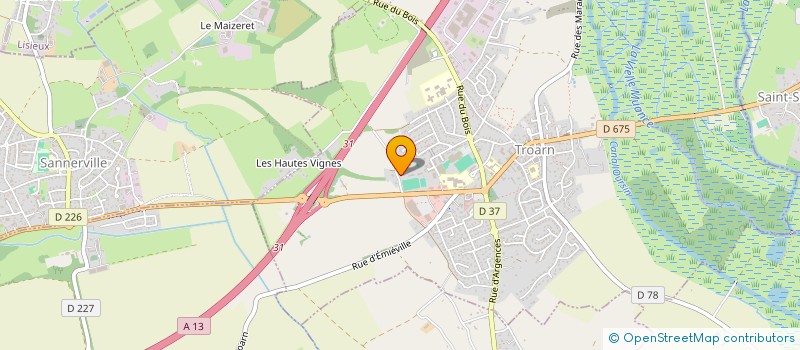 localisation de l'entreprise 832 604 169   TROARN