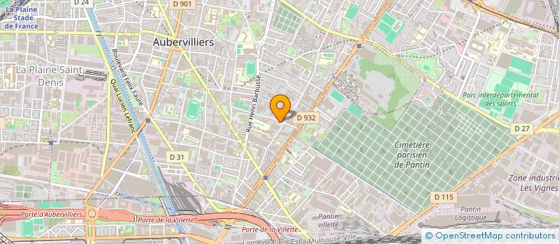 localisation de l'entreprise 832 623 862 à BAGNOLET