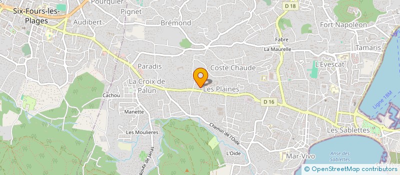 localisation de l'entreprise 832 642 672   BANDOL