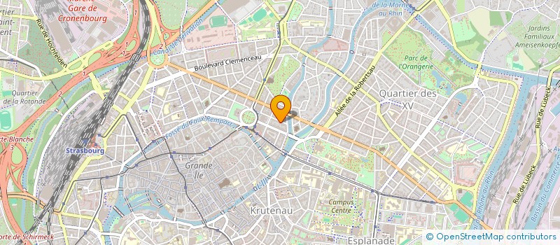 localisation de l'entreprise 832 656 615 à STRASBOURG