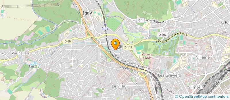 localisation de l'entreprise 832 660 138 à IGNY