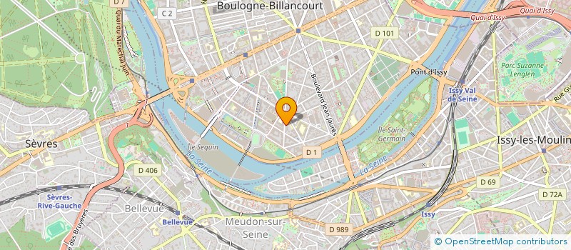 localisation de l'entreprise 832 660 658   BOULOGNE-BILLANCOURT