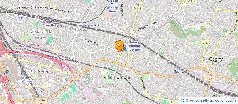localisation de l'entreprise 832 693 535 à VILLEMOMBLE