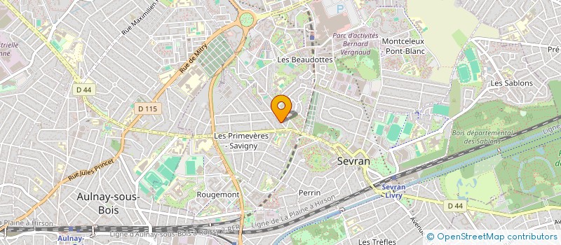 localisation de l'entreprise 832 708 135  à SEVRAN