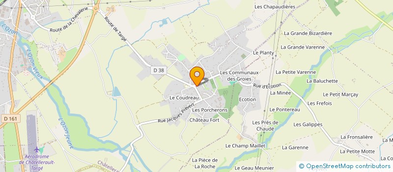 localisation de l'entreprise 832 709 554   CHATELLERAULT