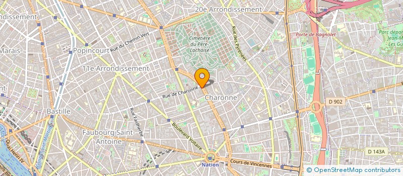 localisation de l'entreprise 832 720 247   PARIS