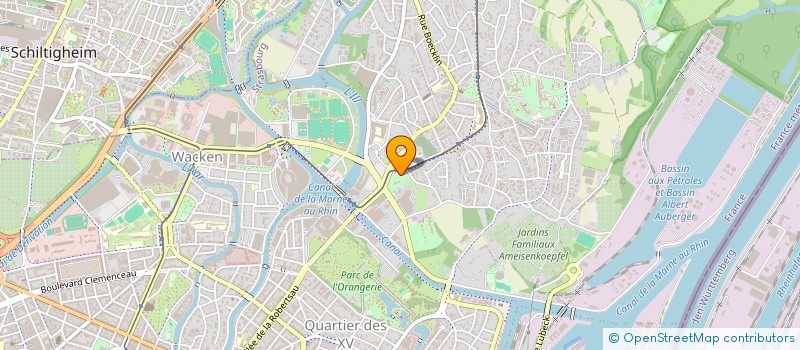 localisation de l'entreprise 832 748 651   STRASBOURG