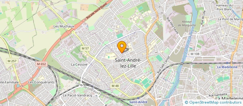 localisation de l'entreprise 832 750 772 à MARQUETTE-LEZ-LILLE