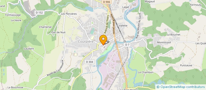 localisation de l'entreprise 832 764 930  à COURPIERE
