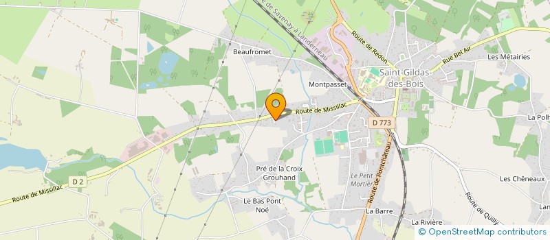 localisation de l'entreprise 832 771 158   DREFFEAC