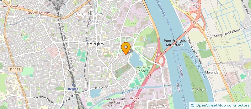 localisation de l'entreprise 832 772 974   CESTAS