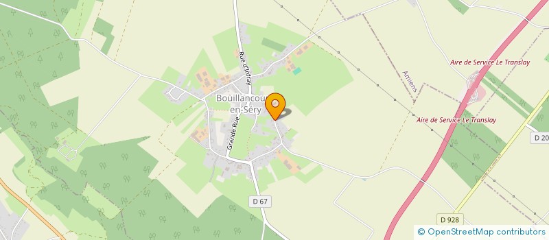 localisation de l'entreprise 832 778 724   BOUILLANCOURT-EN-SERY