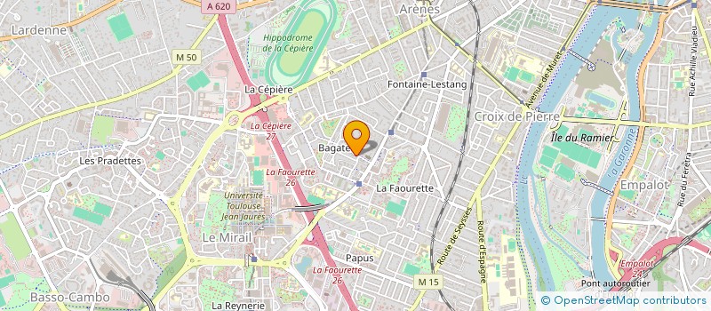 localisation de l'entreprise 832 798 649 à TOULOUSE