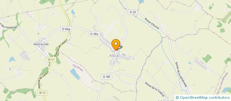 localisation de l'entreprise 832 799 647   ALBIAC