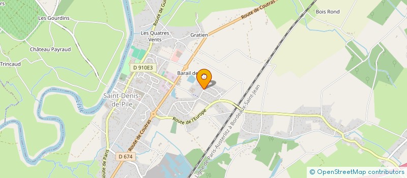 localisation de l'entreprise 832 801 872   SAINT-ANDRE-DE-CUBZAC