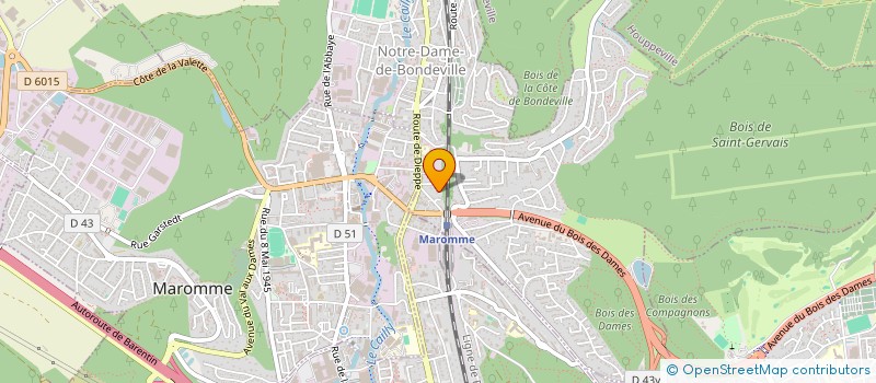 localisation de l'entreprise 832 804 884  à BOIS-GUILLAUME