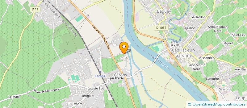 localisation de l'entreprise 832 817 860   CERONS