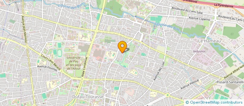 localisation de l'entreprise 832 837 637  à PAU