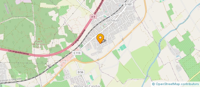 localisation de l'entreprise 832 847 545   UCHAUD