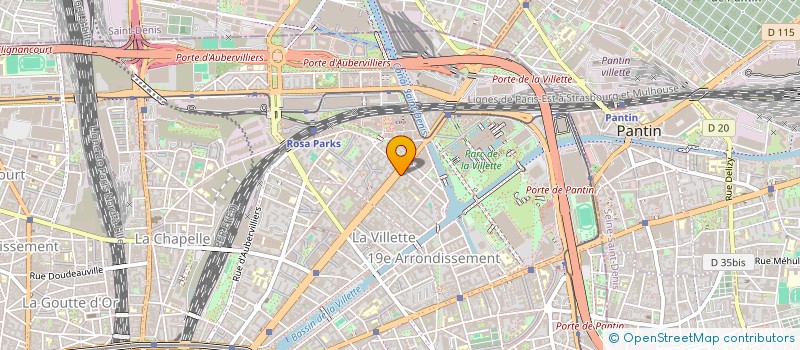 localisation de l'entreprise 832 894 554   PARIS