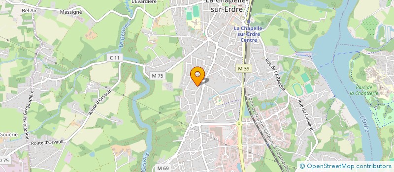 localisation de l'entreprise 832 915 268  à LA CHAPELLE-SUR-ERDRE