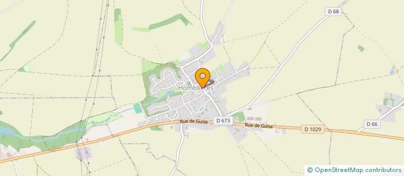 localisation de l'entreprise 832 921 126   HOMBLIERES