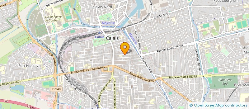 localisation de l'entreprise 832 929 392   CALAIS