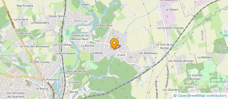 localisation de l'entreprise 832 965 495   METTRAY