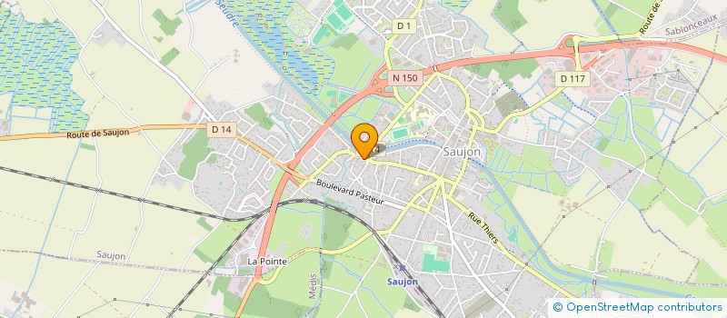 localisation de l'entreprise 832 972 764   SAUJON