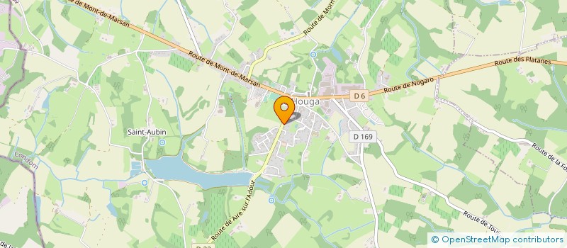 localisation de l'entreprise 833 008 048   LE HOUGA