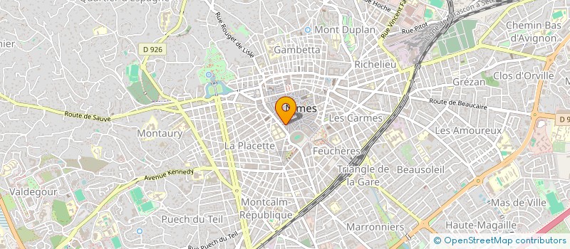 localisation de l'entreprise 833 008 634 à NIMES
