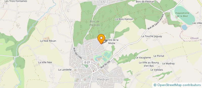 localisation de l'entreprise 833 027 873   PLEDRAN