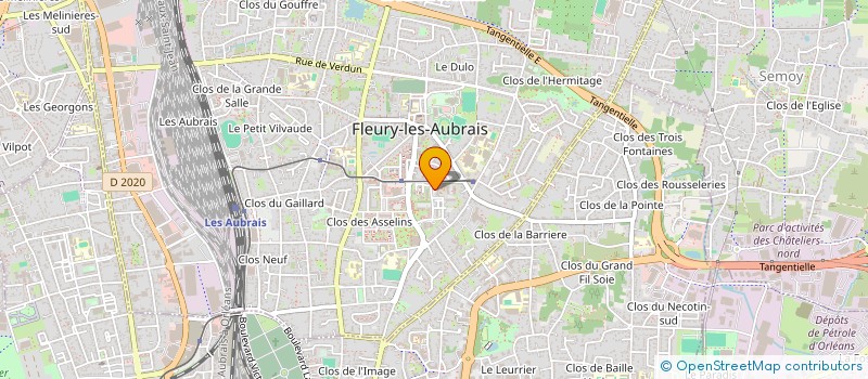 localisation de l'entreprise 833 031 644 à FLEURY-LES-AUBRAIS